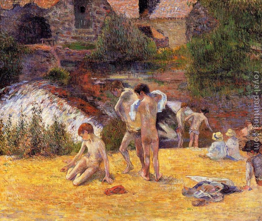 Paul Gauguin : The Moulin du Boid d'Amour Bathing Place